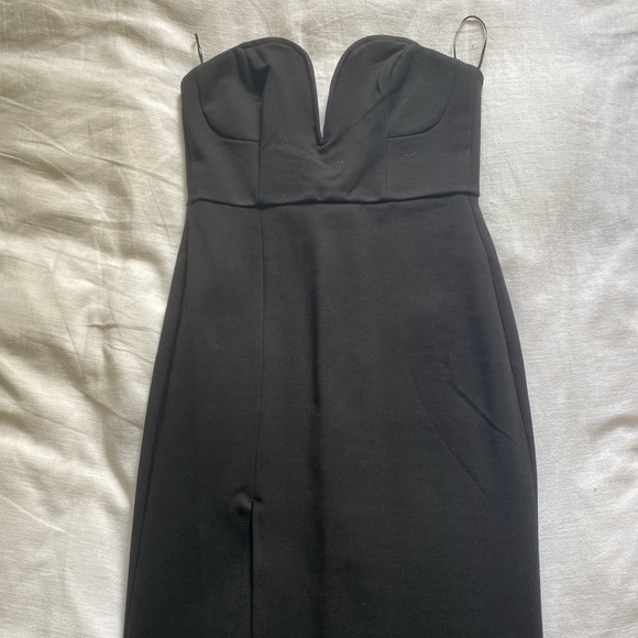 Superdown Strappless Cocktail Dress - Black - Picture 2 of 4